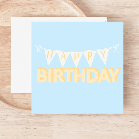 Add-On: Birthday Bunting Card