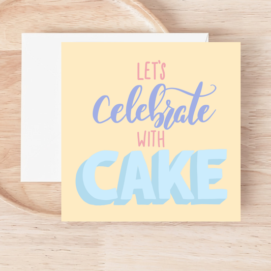 Add-On: Celebrate With Cake Card