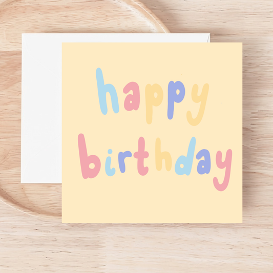Add-On: Happy Birthday Card
