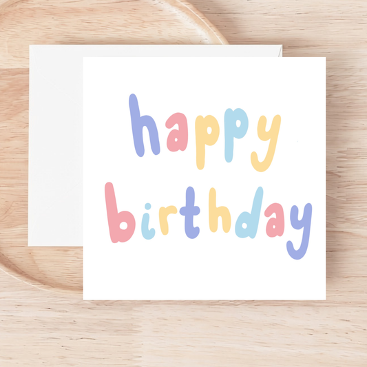 Add-On: Happy Birthday Card