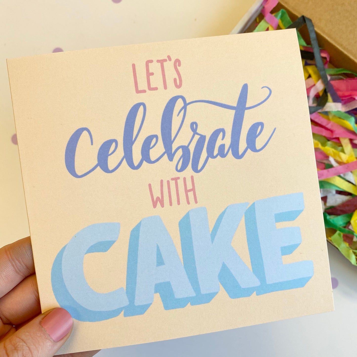 Add-On: Celebrate With Cake Card