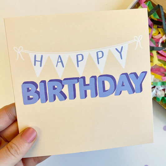 Add-On: Birthday Bunting Card