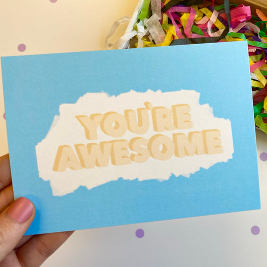 Add-On: You're Awesome Postcard
