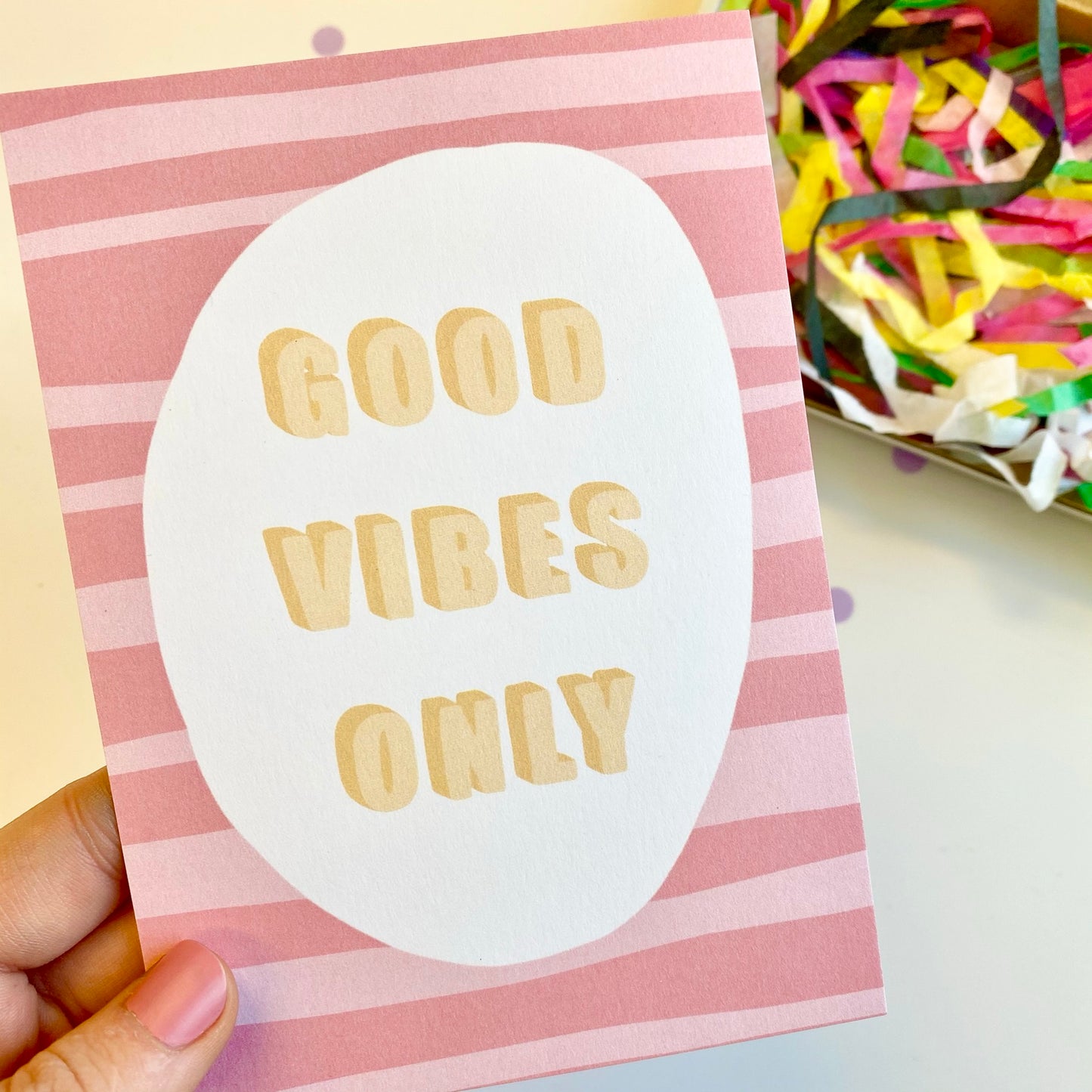 Add-On: Good Vibes Postcard
