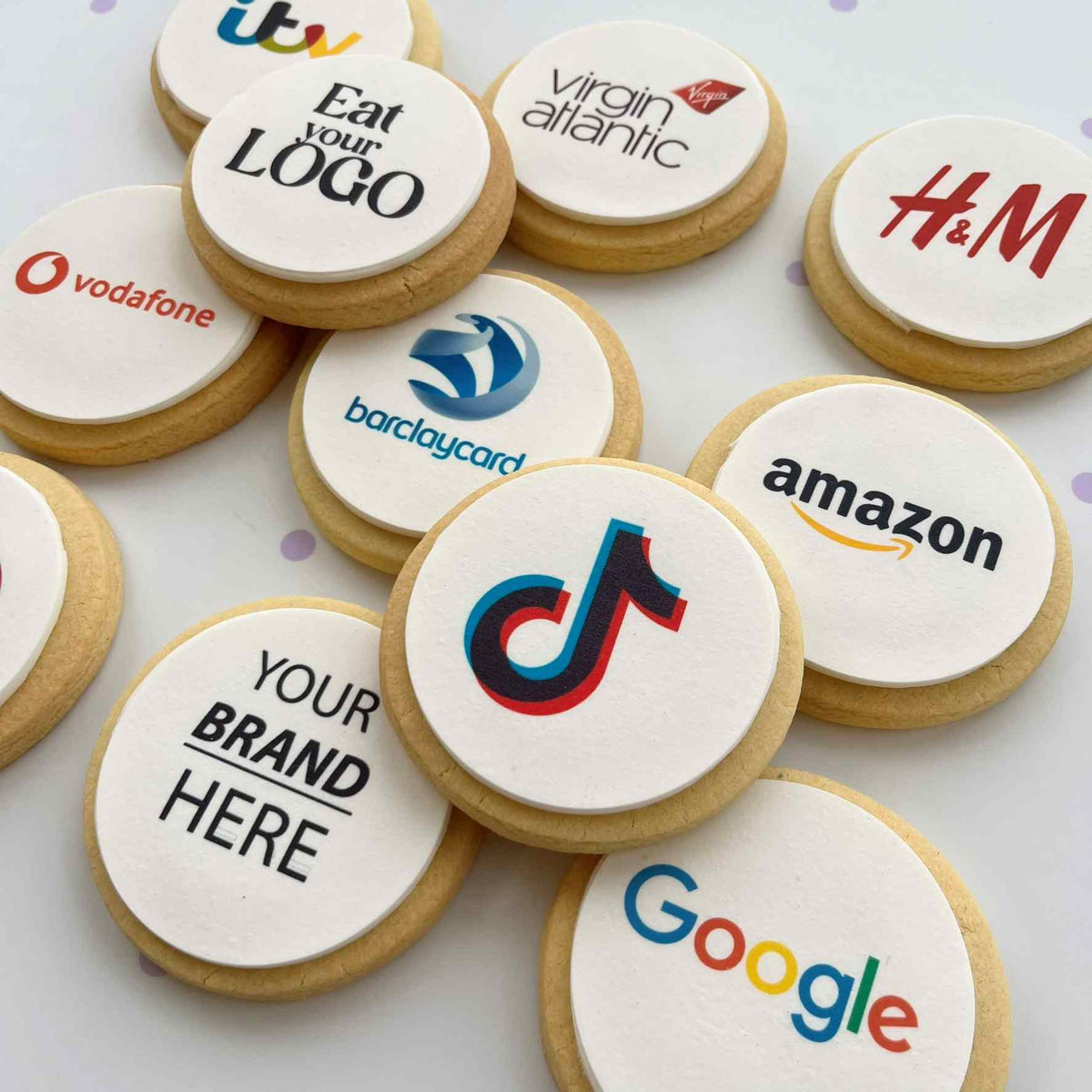 Round Logo Cookies