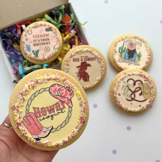 Cowgirl Cookie Card