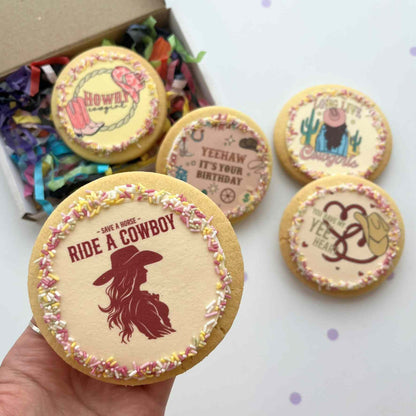 Cowgirl Cookie Card