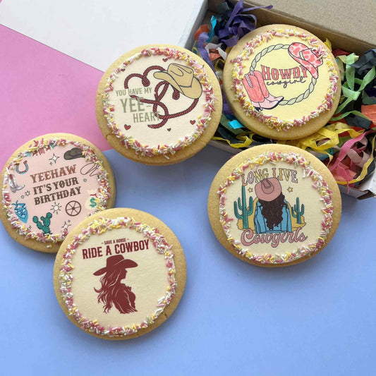 Cowgirl Cookie Card