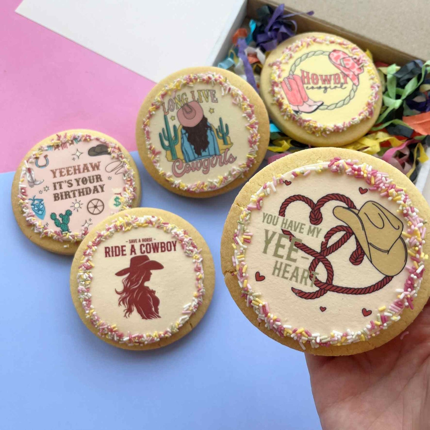 Cowgirl Cookie Card